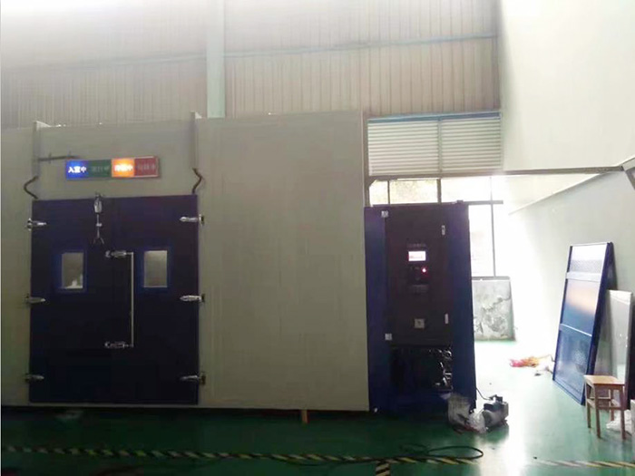 雙開門大型步入式老化房詳細圖