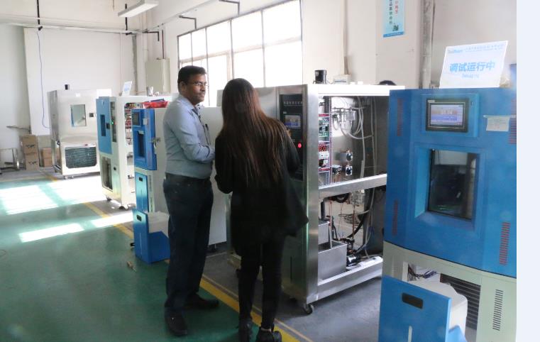 熱情接待印度客戶-正航儀器